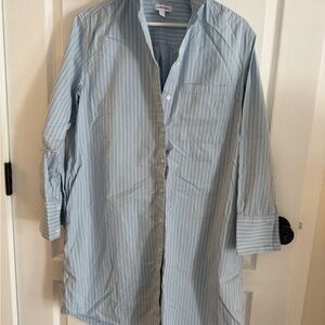 Nordstrom Light Blue Striped Dress